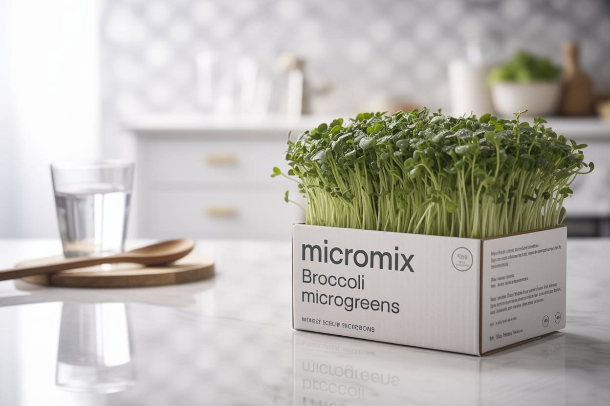 Broccoli Microgreen - Nutrient-Packed Superfood for Health and Wellness - MicroMix