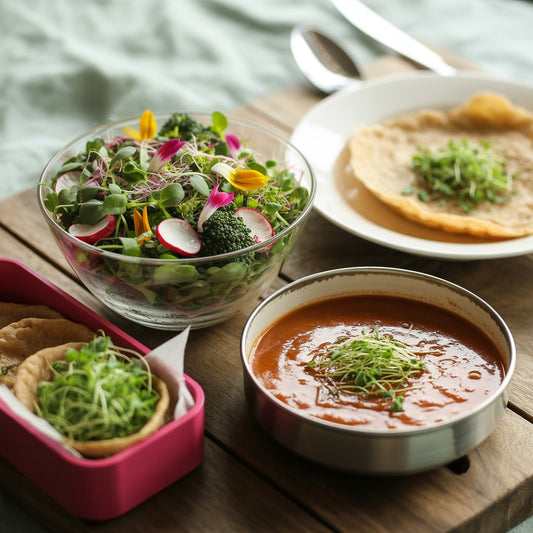 Ghar Par Microgreens Kaise Use Karein? 5 Easy Aur Healthy Tarike - MicroMix